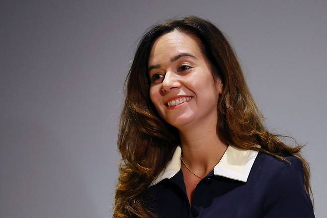 프랑스 파리 시장 선거에 출마한 르콩케트당 사라 크나포(32) 후보. 로이터=연합뉴스