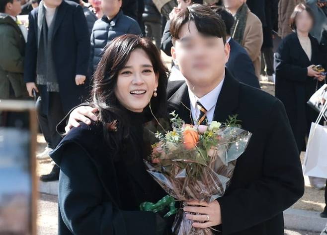 이부진 호텔신라 사장과 아들 임동현 군. 사진=뉴스1