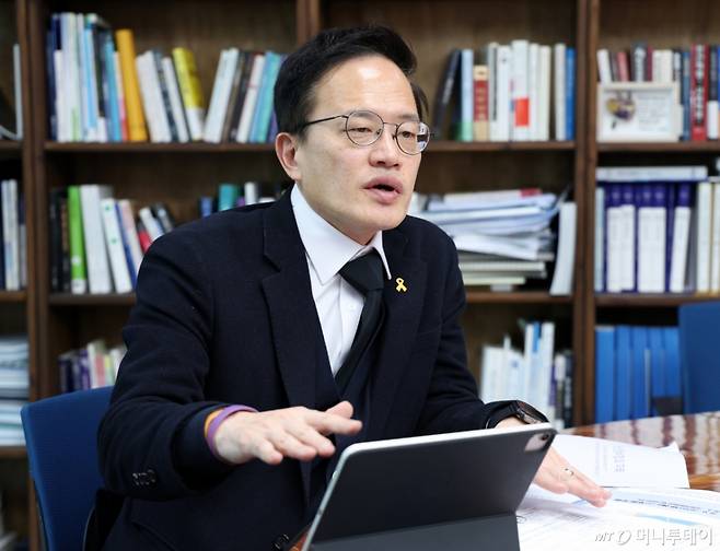 박주민 더불어민주당 서울시장 경선 후보 /사진=이기범 기자 leekb@