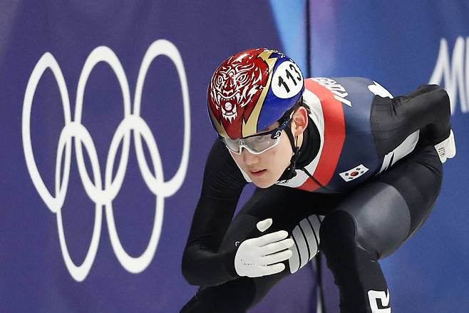 2026 밀라노ㆍ코르티나담페초 동계올림픽에 출전하는 쇼트트랙 임종언이 8일(현지시간) 이탈리아 밀라노 아이스스케이팅 아레나에서 훈련하고 있다. 2026.2.8 연합뉴스