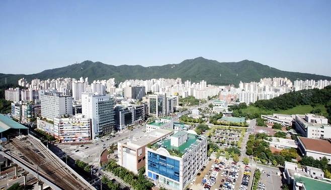 군포 산본신도시 전경. 사진=군포시청