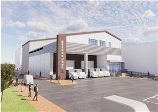 김해시 물류로봇 실증지원센터 조감도. /김해시