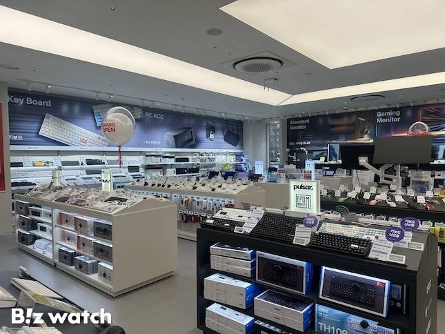 롯데하이마트 잠실점의 타건샵. / 사진=정혜인 기자 hij@