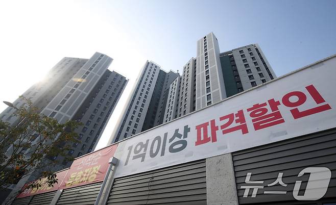 2024년 분양된 대구 서구 내당동 한  아파트가 아직 분양되지 않아, 현재까지도 할인 분양을 이어가고 있다. ⓒ 뉴스1 공정식 기자