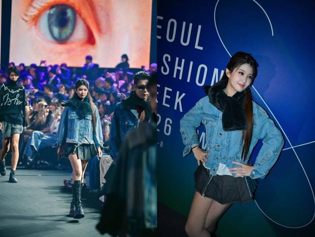 서이브가 지난 8일 서울 중구 동대문디자인플라자(DDP)에서 열린 '2026 F/W 서울패션위크 JOHN&3:21 컬렉션' 브랜드 쇼에 모델로 참석해 런웨이를 빛냈다. /팡스타