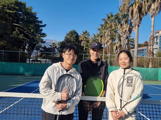 남매가 함께 참가