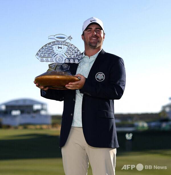 2026년 미국프로골프(PGA) 투어 WM 피닉스 오픈 우승을 차지한 크리스 고터럽(미국). 사진제공=ⓒAFPBBNews = News1 (사진을 무단으로 사용하지 마십시오.)