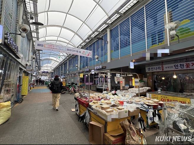 서울 영등포구 영등포중앙시장의 주말 전경. 이다빈 기자