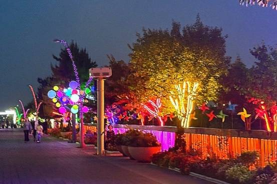 계양아라온 야경. [인천 계양구 제공]