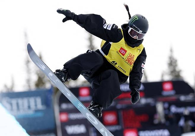 최가온의 연기 모습. 연합뉴스