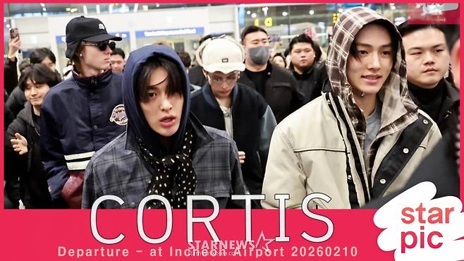 코르티스 '엄청난 팬들과 함께 출국!'[★영상]