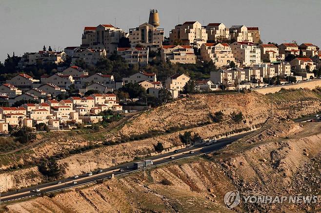 요르단강 서안의 유대인 정착촌 [AFP 연합뉴스 자료사진. 재판매 및 DB 금지]