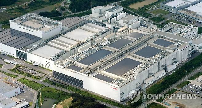 샤프 가메야마 공장 [교도 연합뉴스 자료사진. 재판매 및 DB 금지]