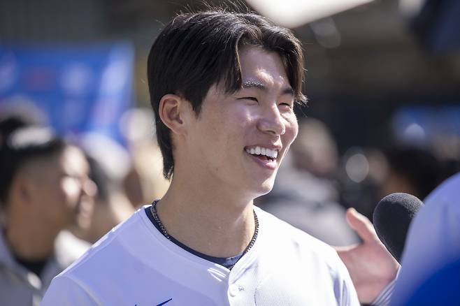 ◇김혜성이 개막전 선발 2루수로 나설 수도 있다는 전망이 나와 관심이 쏠린다. EPA연합뉴스