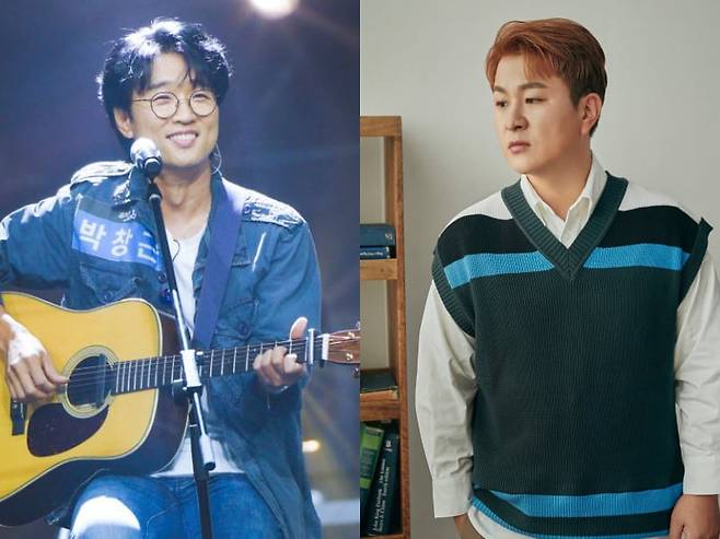 '내일은 국민가수' 우승자 박창근(왼쪽), '슈퍼스타K2' 우승자 허각. /TV조선, 뉴시스