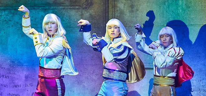 화제의 뮤지컬 ‘난쟁이들’의 한 장면. 다음 달 13, 14일 이틀 동안 대구 남구 대덕문화전당 무대에 오를 예정이다. 대덕문화전당 제공