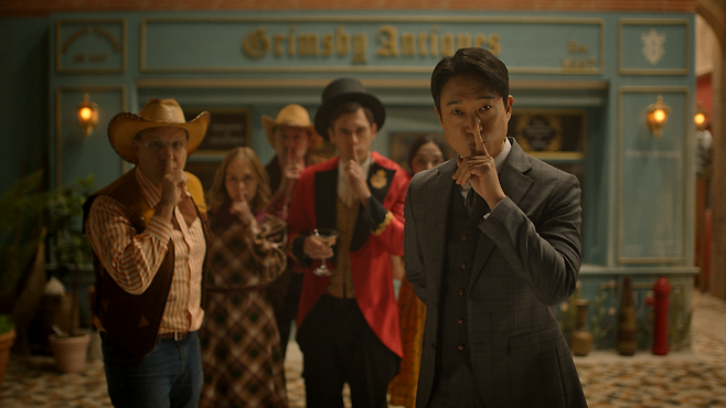 ‘사이언스 워: 거인의 전쟁’ 3화 ‘핵 전쟁 오펜하이머 vs 하이젠베르크’ 장면. KBS 제공