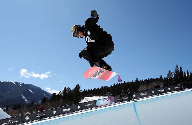 스노보드 하프파이프 이채운. [AFP=연합뉴스]