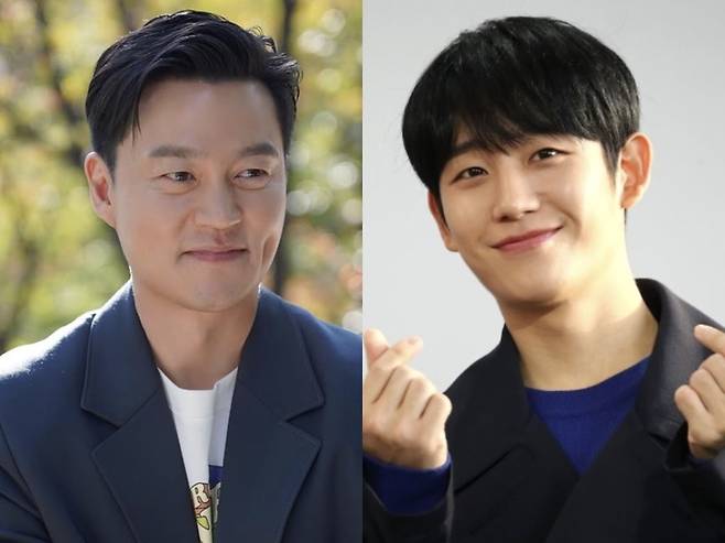 배우 이서진(왼쪽)과 정해인 / 사진=인스타그램 @hook_entertainment, 연합뉴스