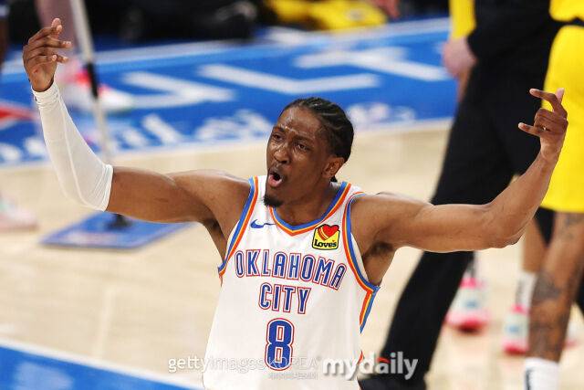 환호하는 제일런 윌리엄스. /게티이미지코리아