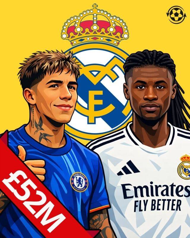 엔소 페르난데스와 에두아르도 카마빙가/Transfer News Live