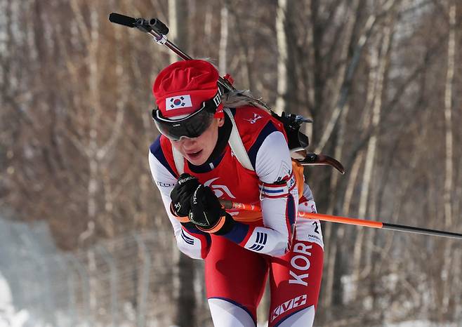 귀화선수로 세 번째 올림픽 무대에 서는 예카테리나 압바꾸모바 [연합]