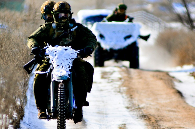 2026년 1월 19일 훈련 중인 러시아 군인들. 게티이미지/멀티비츠