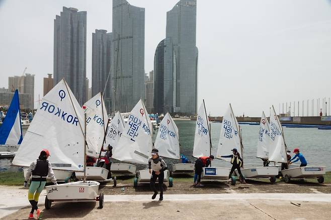 수영만 정박시설 [김울프 작가 제공]