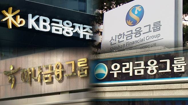 ▲금융지주사들의 주가 상승세가 지난해부터 이어오고 있다. 일부 금융주의 경우 많게는 100% 넘는 상승률을 나타냈다.