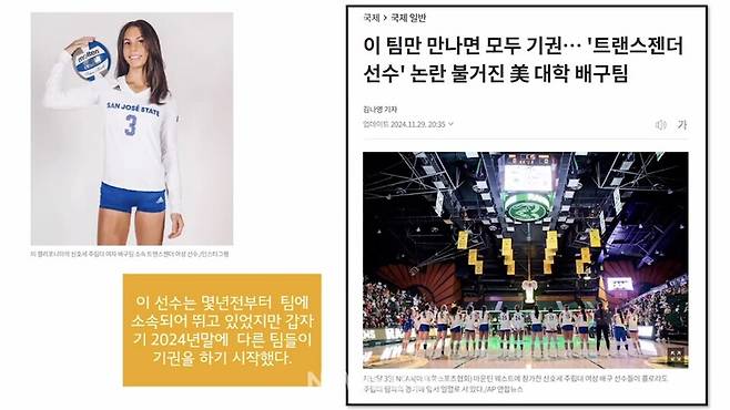 트랜스젠더의 스포츠 경기 출전과 관련한 기사는 매번 자극적인 제목을 달고 나온다. 강의 화면 갈무리