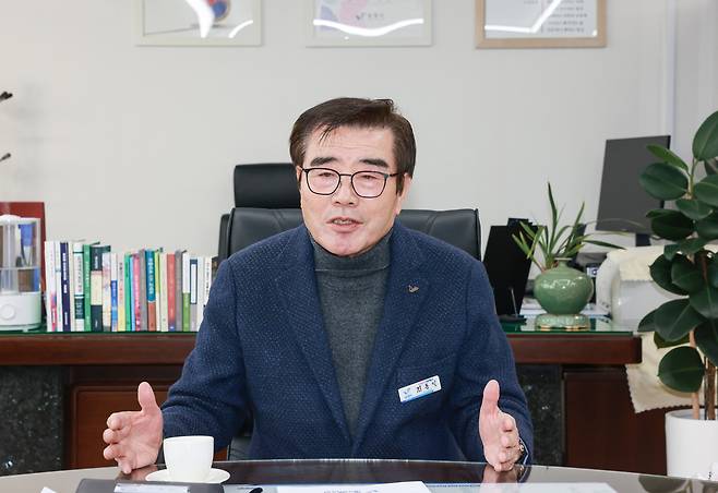 김동일 보령시장이 민선 12년 동안 시정을 이끌며 느낀 소회를 밝히고 남은 임기 동안 보령발전을 위한 청사진을 제시했다. 최의성 기자