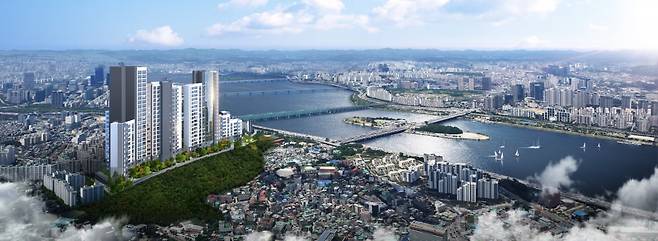 극도강변소규모재건축사업 조감도. 극동건설 제공.