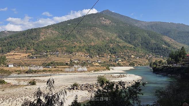 해발 1200m의 푸나카 계곡