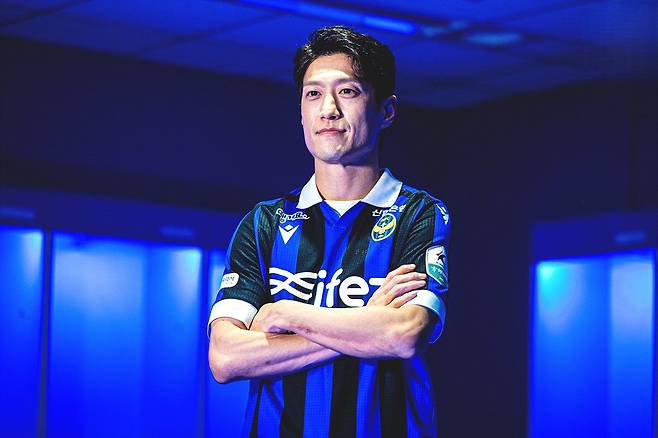 인천에 새 둥지를 튼 이청용. 인천 유나이티드 제공