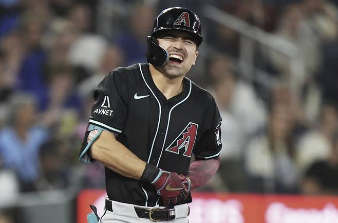 코빈 캐롤이 손가락을 다쳐 WBC 미국 대표팀에서 제외됐다. AP뉴스연합