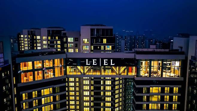 서울 송파구 '잠실 르엘' 스카이브릿지. 롯데건설