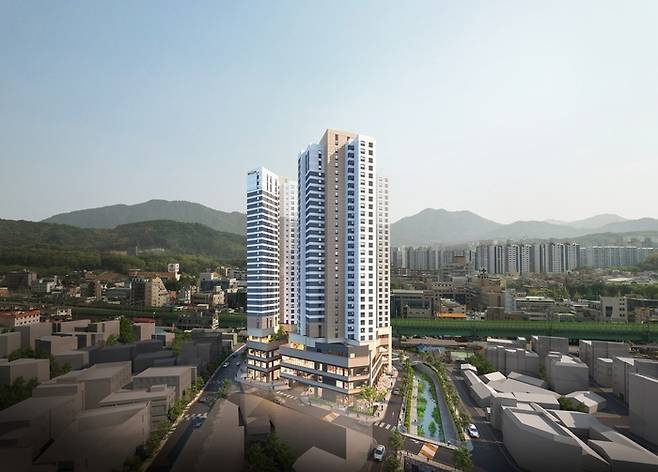 빌리브 센트하이 투시도 [신세계건설]