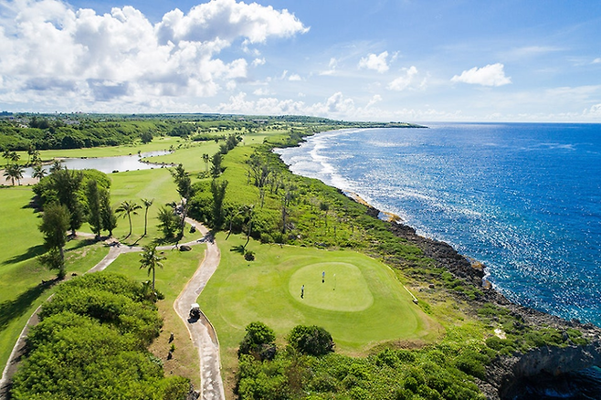 사이판 인기 골프 코스 중 하나인 코럴 오션 리조트 사이판/사진=이랜드 파크