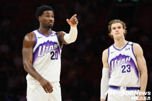 자렌 잭슨 주니어와 라우리 마카넨을 4쿼터에 제외한 유타가 징계를 받았다. 사진=ⓒAFPBBNews = News1