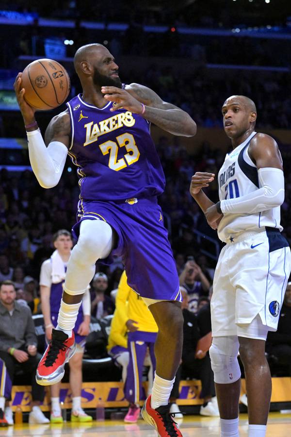 르브론 제임스가 전반기 최종전 활약했다. 사진= Jayne Kamin-Oncea-Imagn Images= 연합뉴스 제공