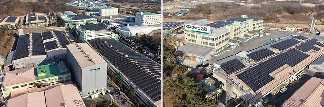 에이스침대 음성공장(좌), 에이스침대 여주공장(우) [에이스침대]