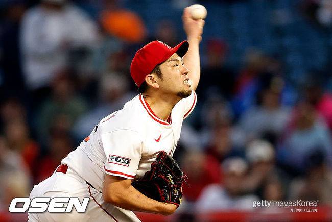 [사진] LA 에인절스 기쿠치 유세이 ⓒGettyimages(무단전재 및 재배포 금지)