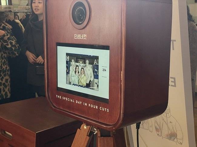 2026 밀라노 동계올림픽 코리아하우스에 설치된 인생네컷 포토부스. 사진제공｜인생네컷