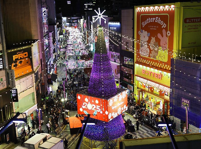 부산 광복로 겨울빛 트리축제 점등식 [부산 중구]