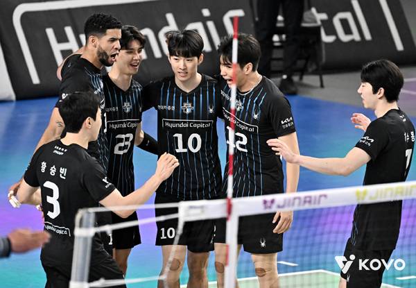 현대캐피탈은 이날 5세트 접전 끝에 승리했다. 사진 제공= KOVO