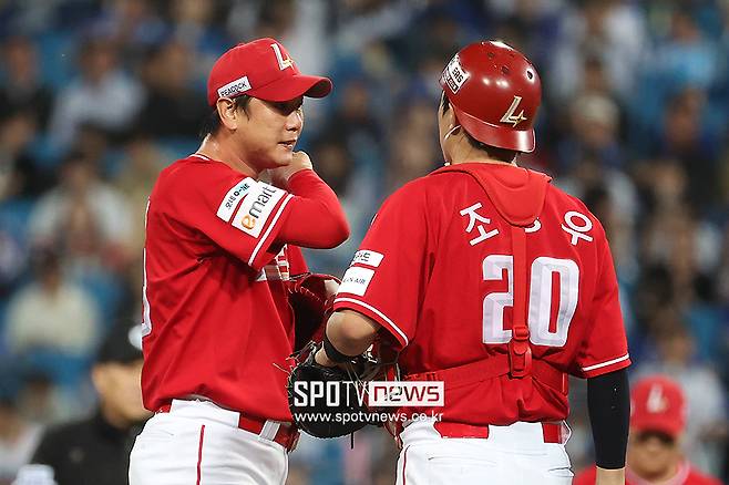 ▲ 김광현(왼쪽), 조형우 ⓒ곽혜미 기자