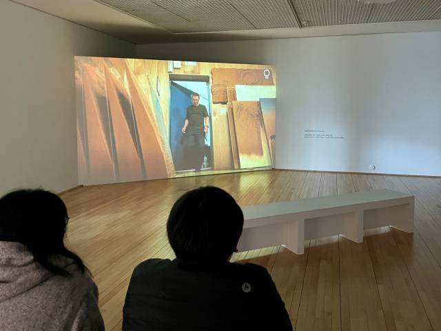 포항시립미술관에서 열리고 있는 김창영 개인전 전경. 이연정 기자