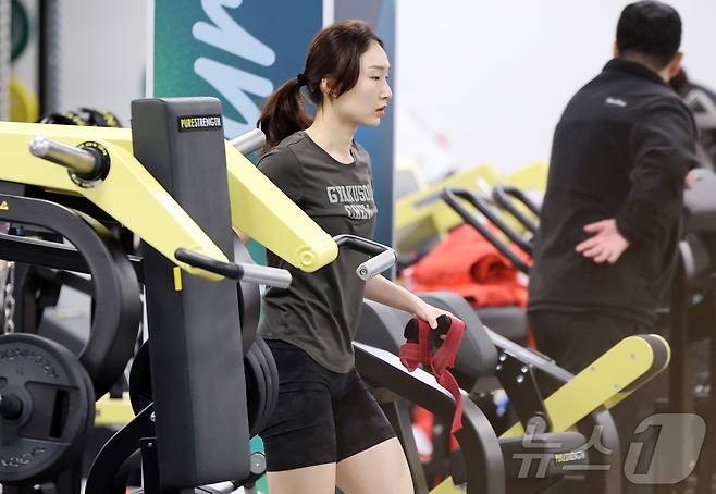 훈련 중인 최민정 2026.2.3 ⓒ 뉴스1 김진환 기자