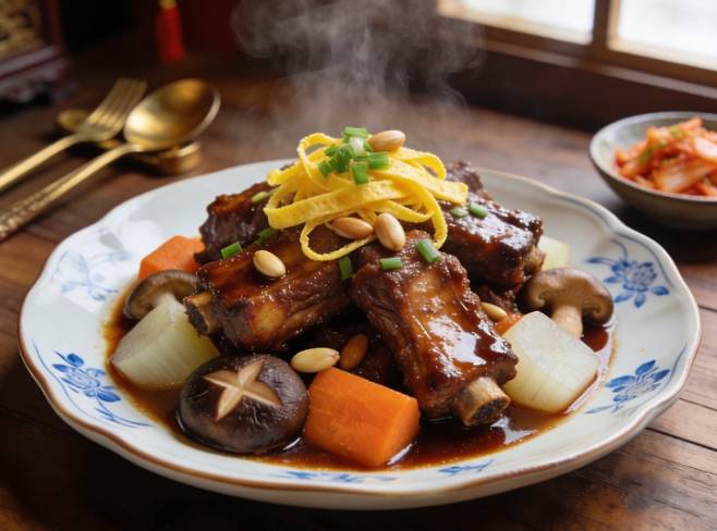 떡국 끓이는법…설날 음식 메뉴, 갈비찜 레시피, AI이미지