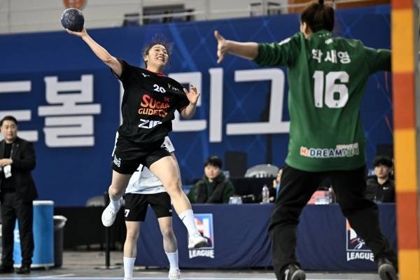 사진 SK슈가글라이더즈 윤예진 점프슛
